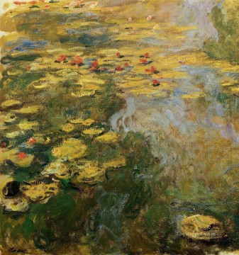クロード・モネ Painting - 睡蓮の池左側 クロード・モネ